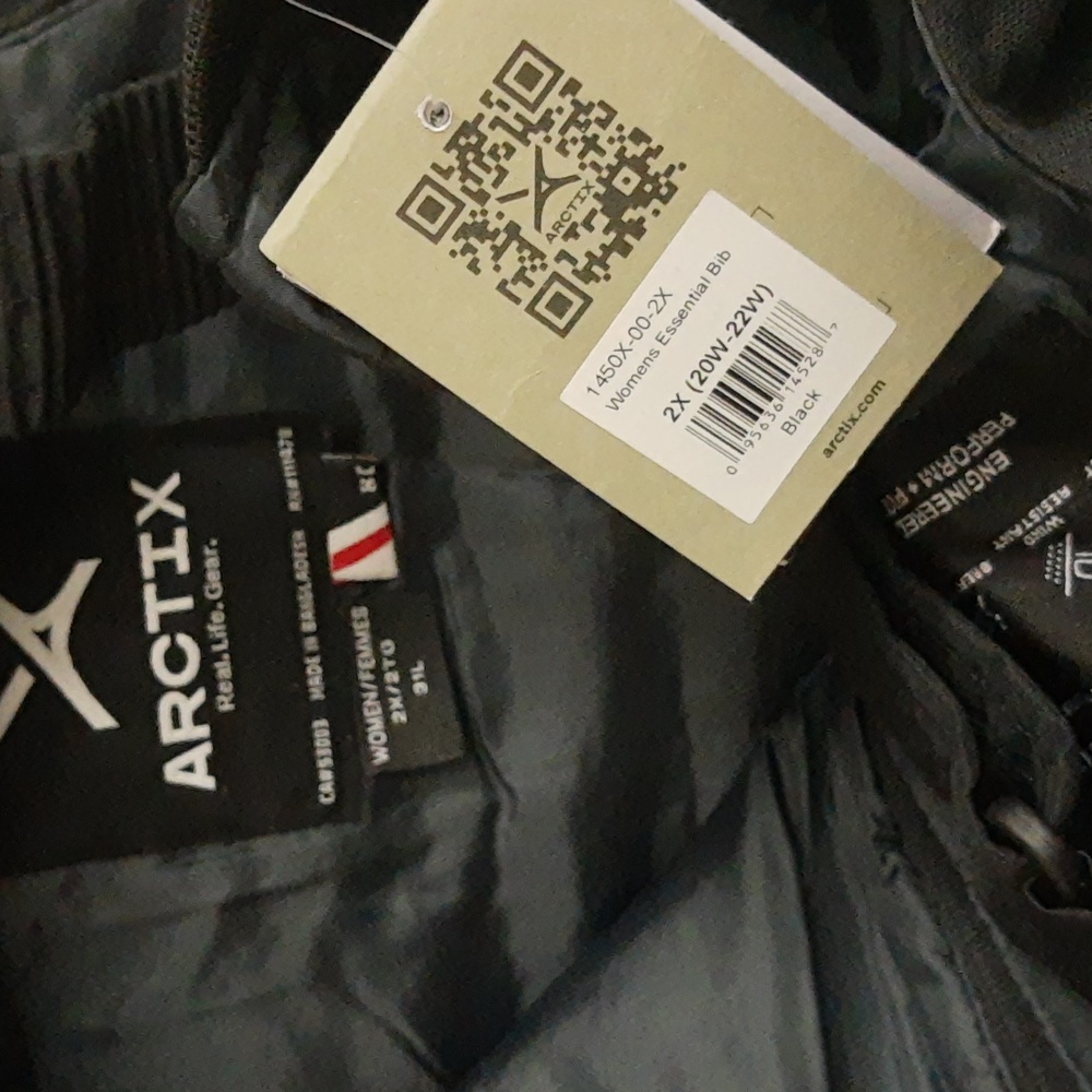 Arctix Essential Insulated Winter Sports Ski Bib Overalls 2X Inseam 31" NEW - Picture 5 of 16